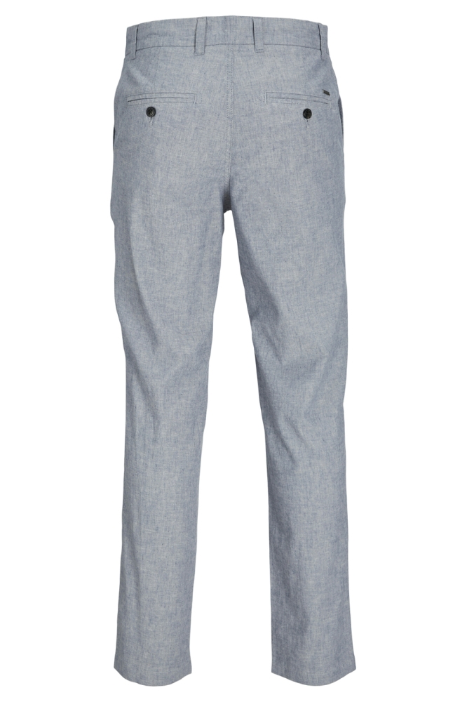 JPSTACE SUMMER LINEN BLEND CHINO PA 12248604 FADED DENIM/MELANGE